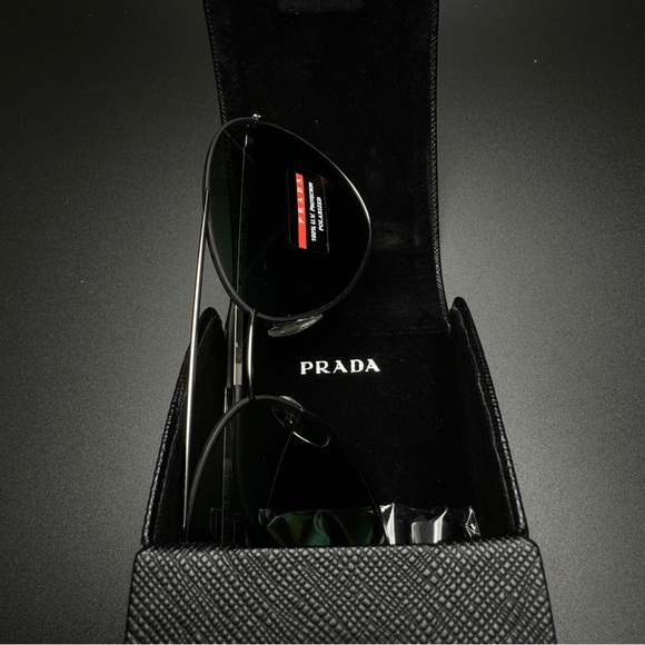 Prada Linea Rossa Aviator Womens Sunglasses - Picture 5 of 12